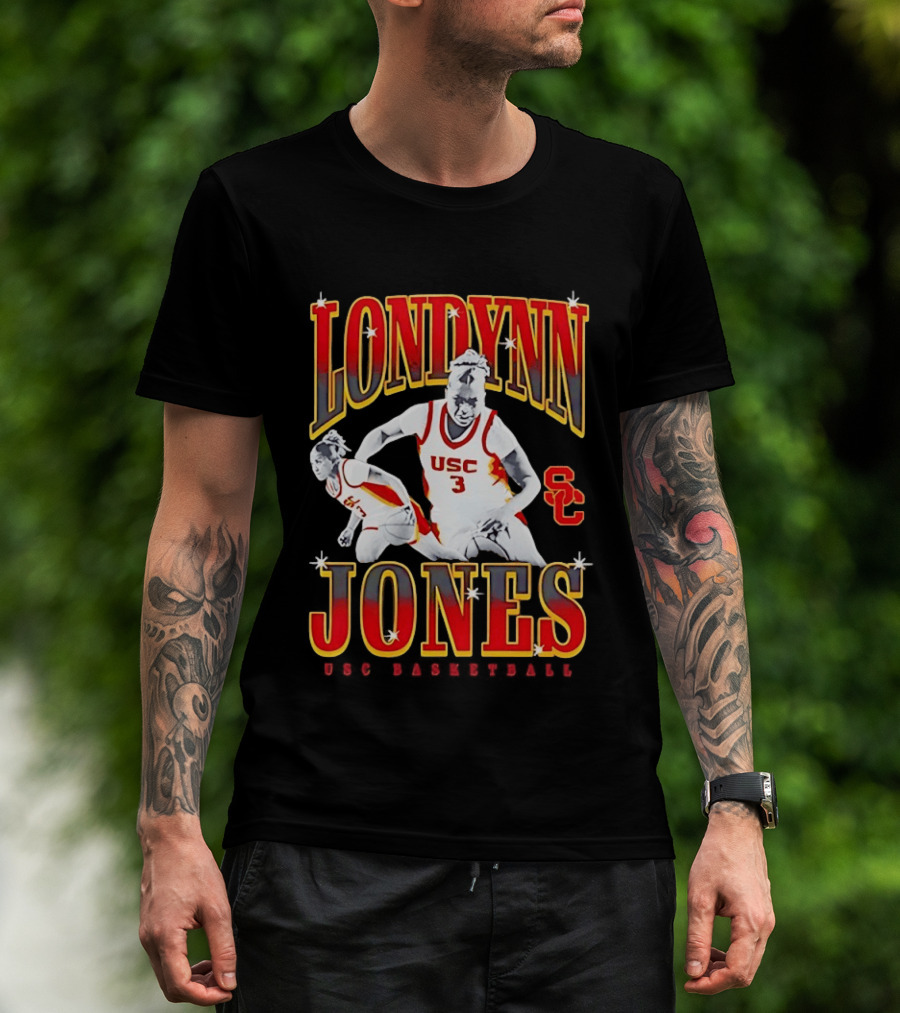 Londynn Jones USC Trojans 3 Basketball Player SC T-Shirt