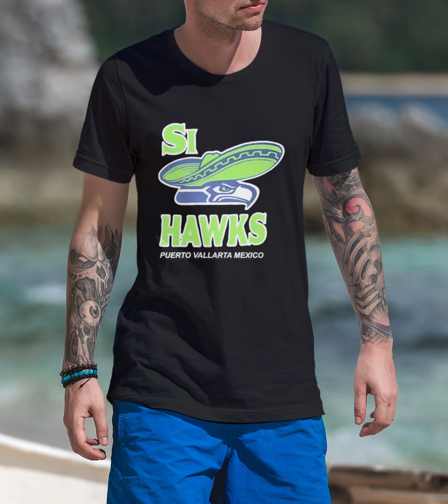 Si Hawks El Verdes De Nuevo T-Shirt