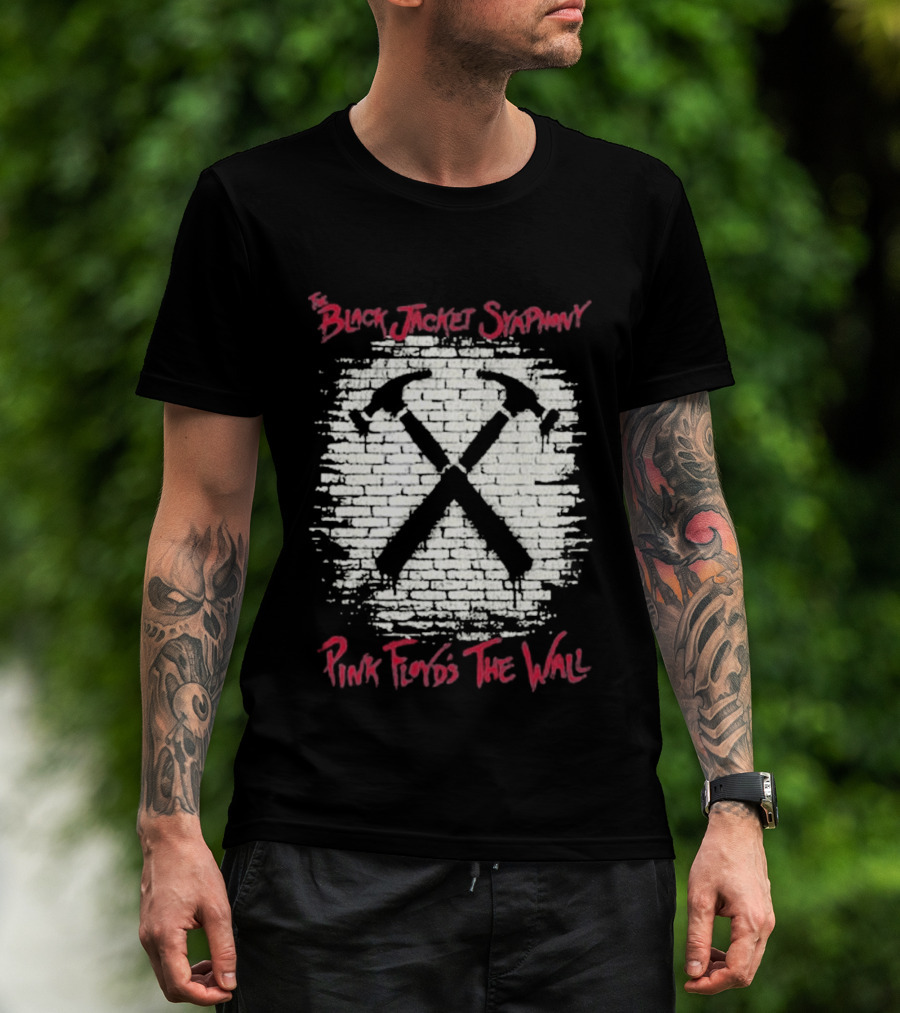 The Black Jacket Symphony Pink Floyd The Wall 2026 Tour T-Shirt