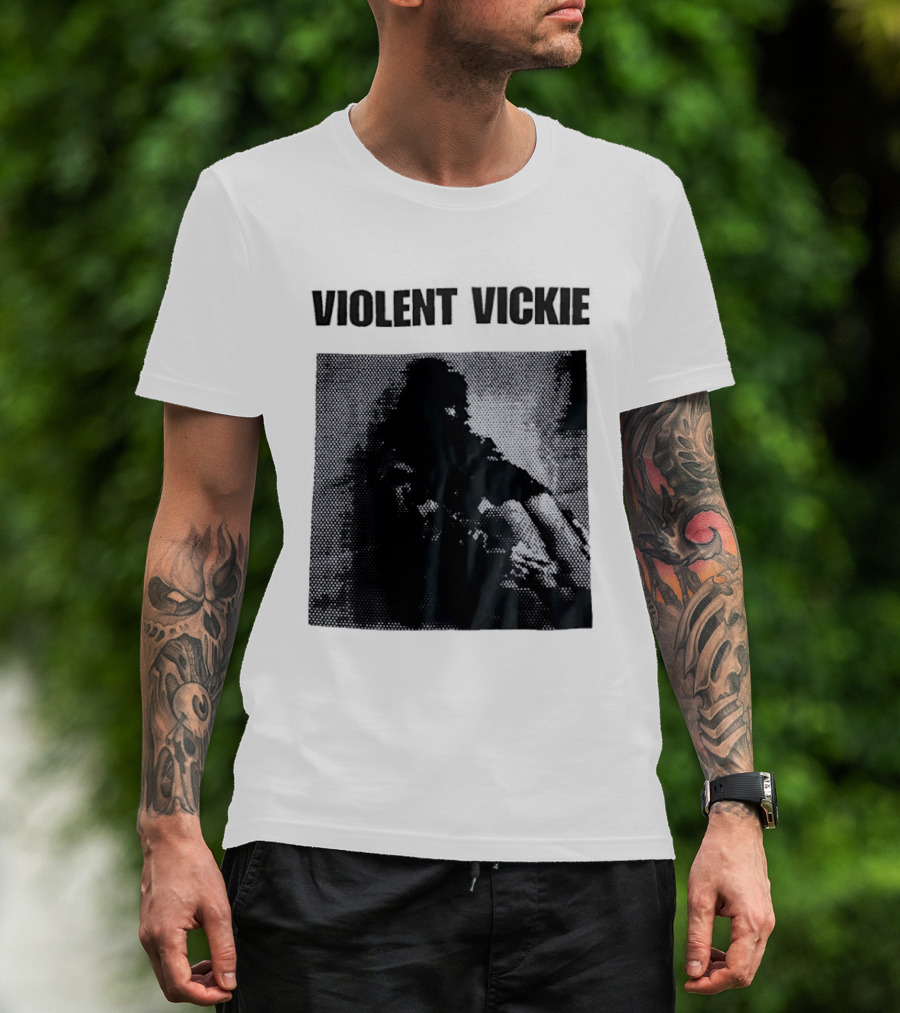 Violent Vickie Pixel Art Visual T-Shirt