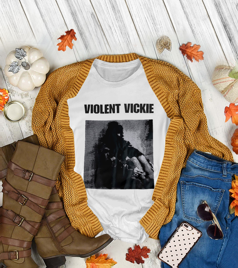 Violent Vickie Pixel Art Visual T-Shirt