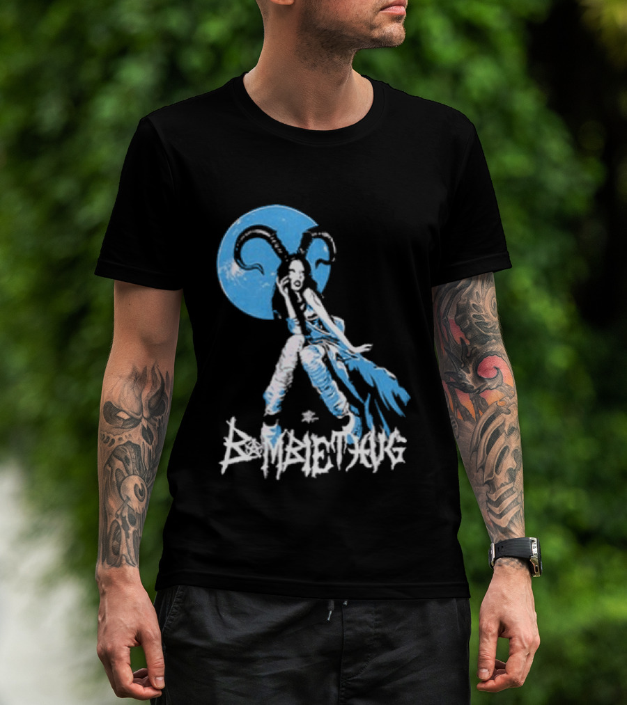Bambie Thug Crown The Witch Tour 2024 Dates Ethereal Blue Warrior T-Shirt