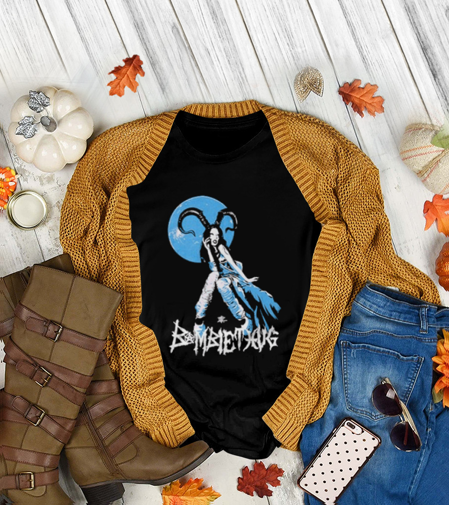 Bambie Thug Crown The Witch Tour 2024 Dates Ethereal Blue Warrior T-Shirt