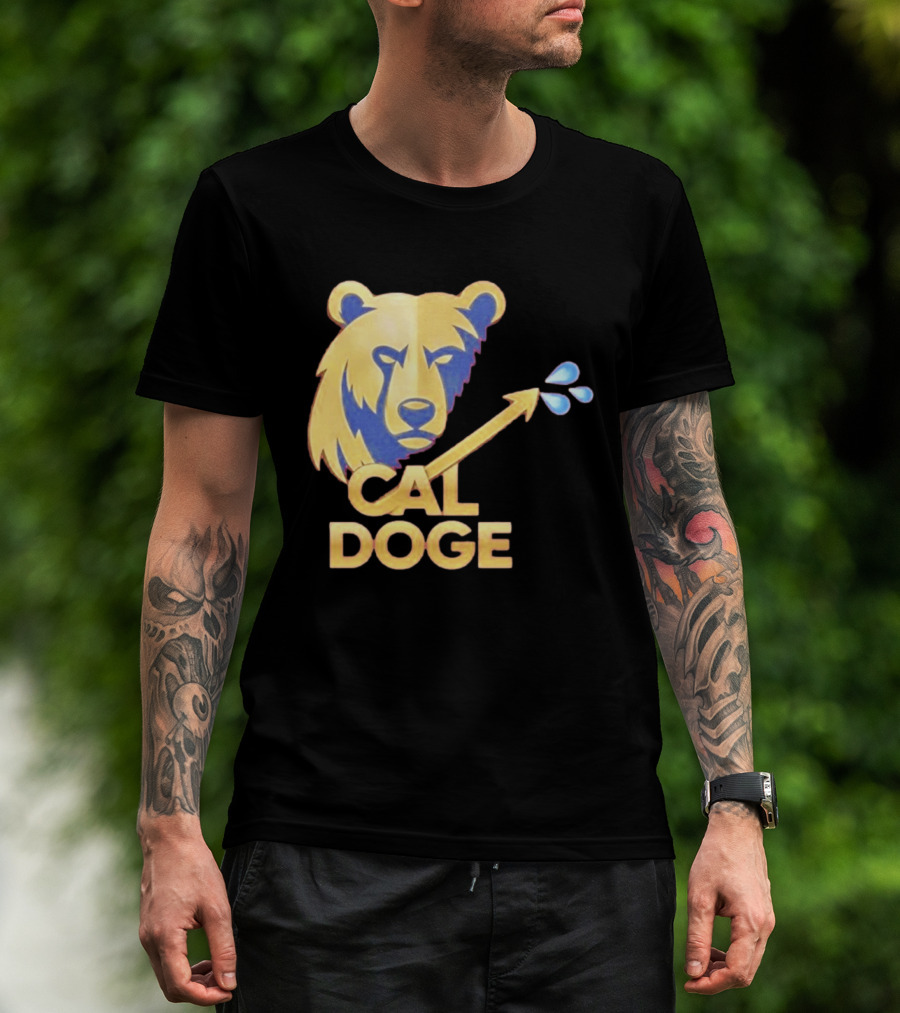 CAL DOGE California Bear Arrow Splash T-Shirt