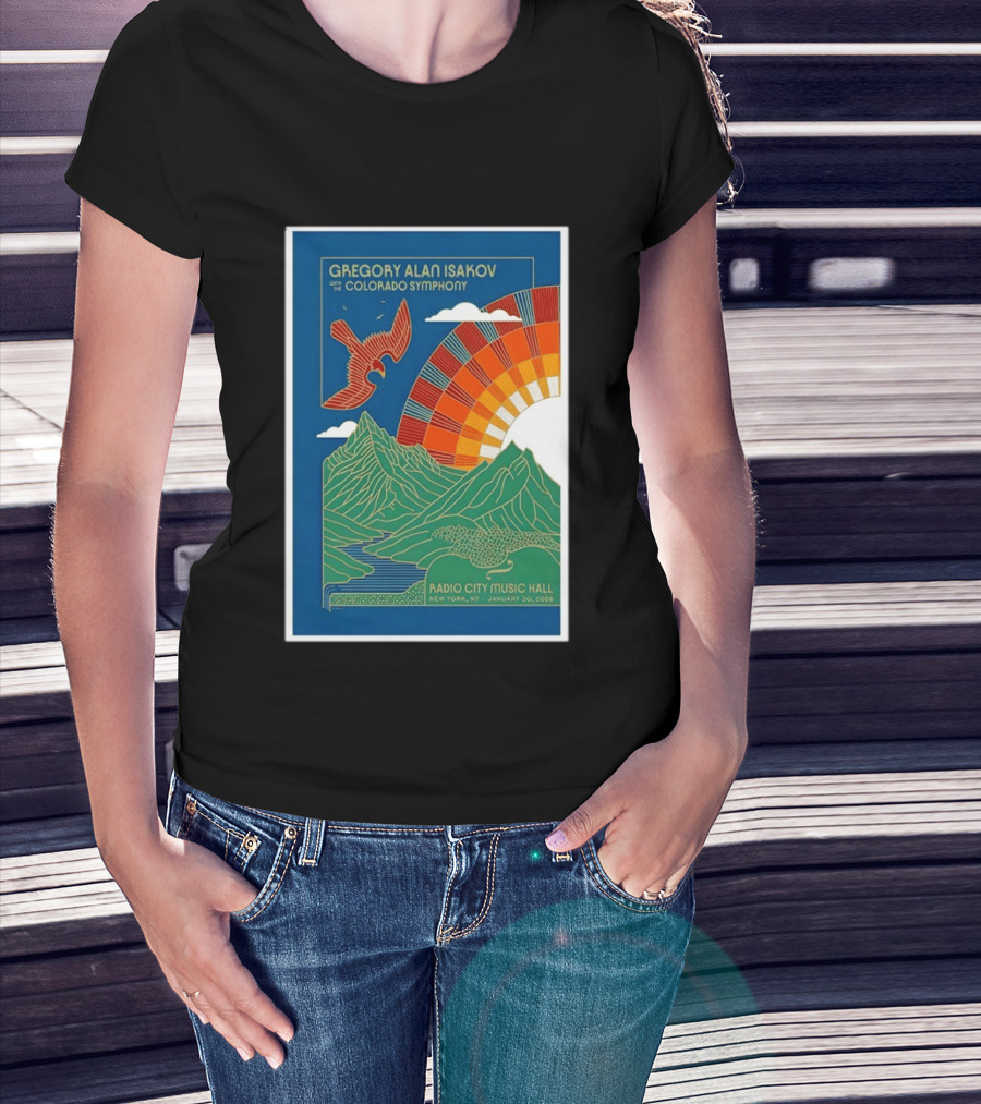 Gregory Alan Isakov With The Colorado Symphony New York Radio City Music Hall January 30 2026 T-Shirt