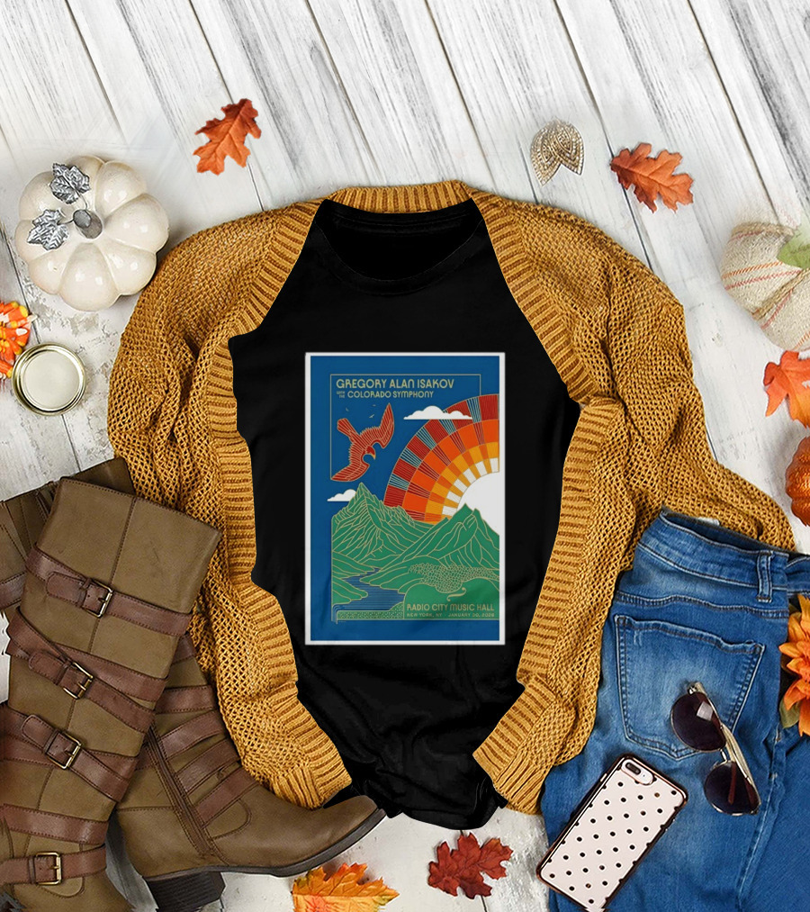 Gregory Alan Isakov with the Colorado Symphony New York Radio City Music Hall January 30 2026 T-Shirt