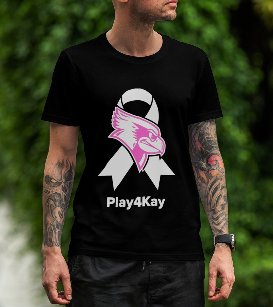 Illinois State Redbirds Play4Kay Pink Ribbon Awareness T-Shirt