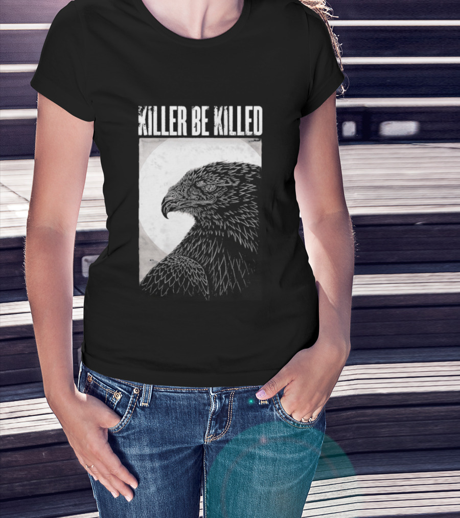 Killer Be Killed Black And White Eagle T-Shirt