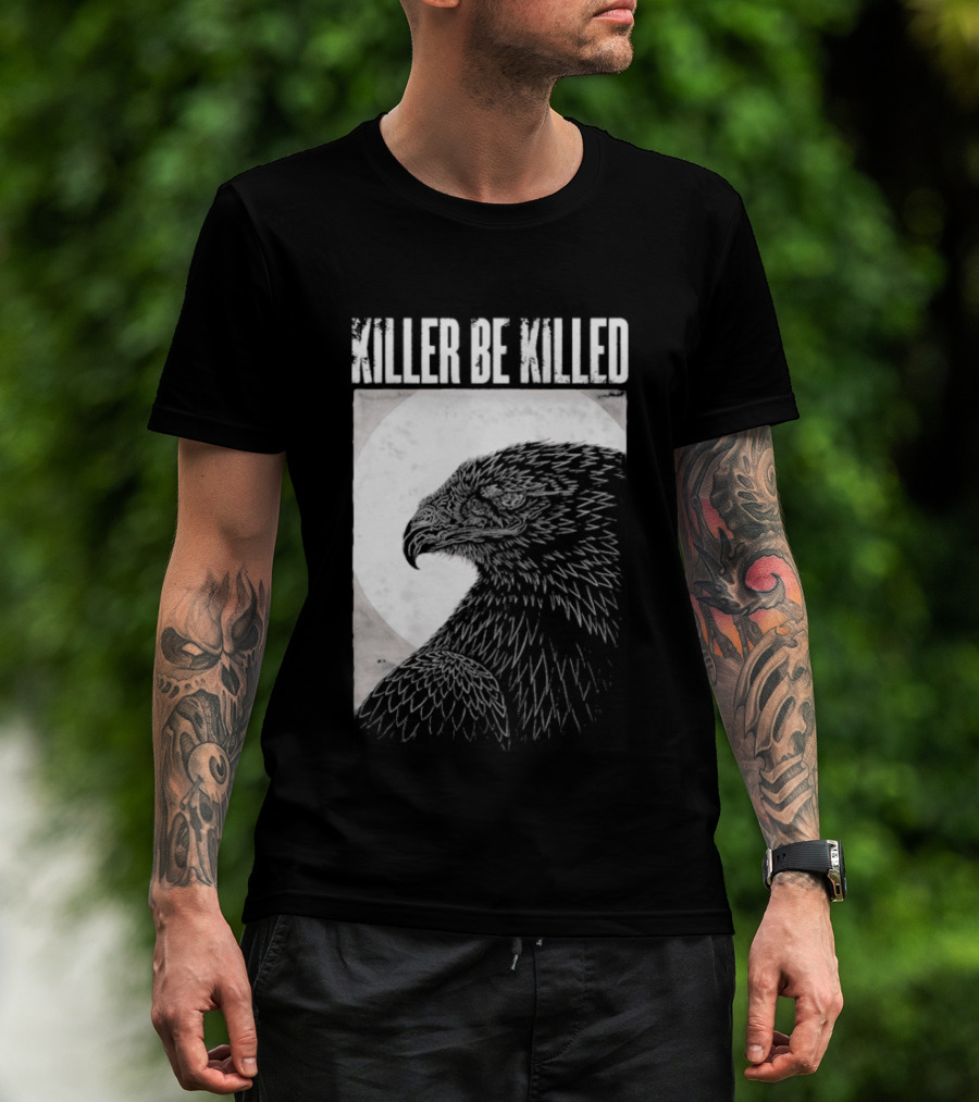 Killer Be Killed Black And White Eagle T-Shirt