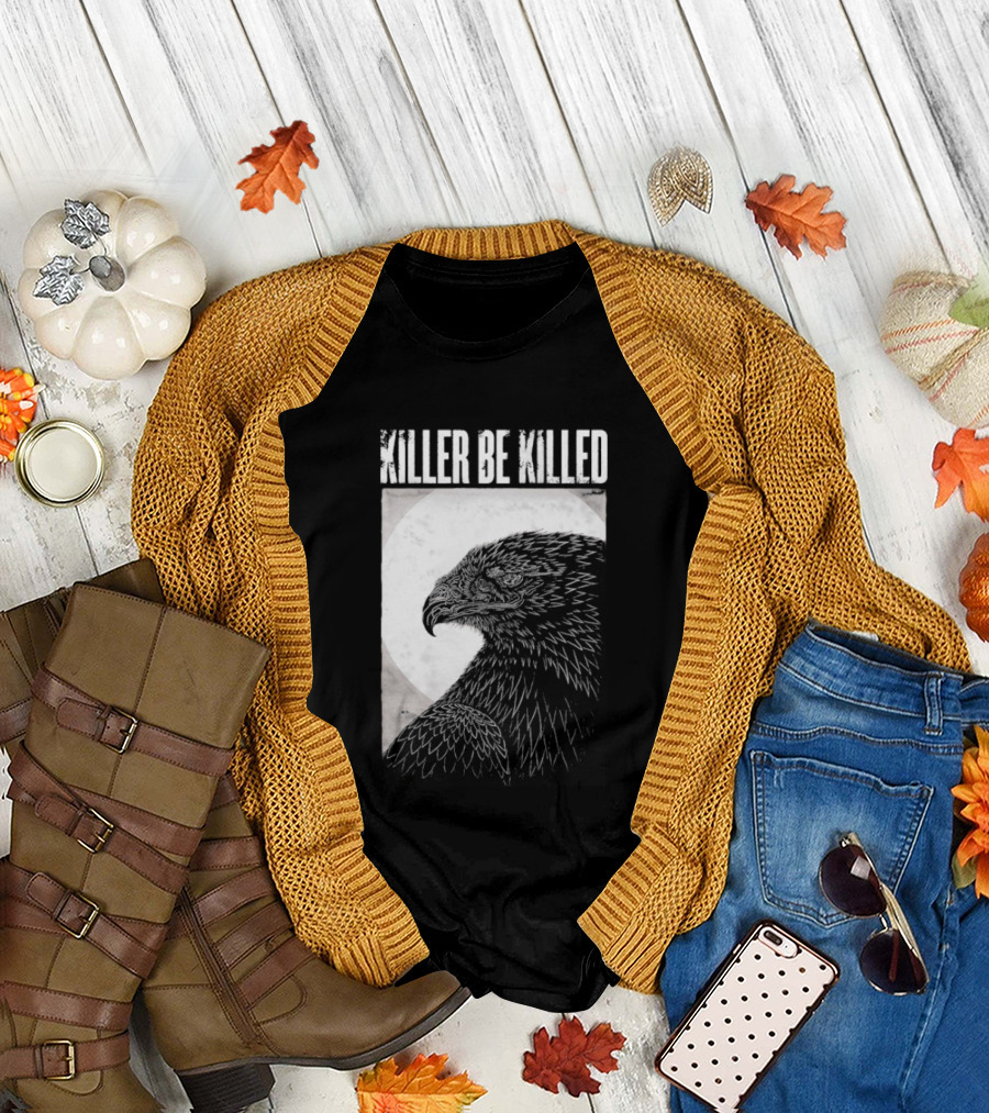 Killer Be Killed Black and White Eagle T-Shirt