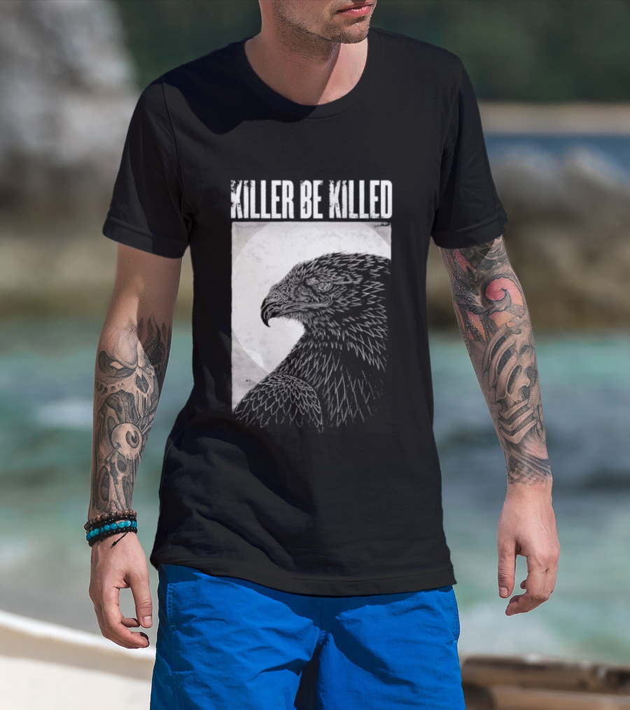 Killer Be Killed Black And White Eagle T-Shirt