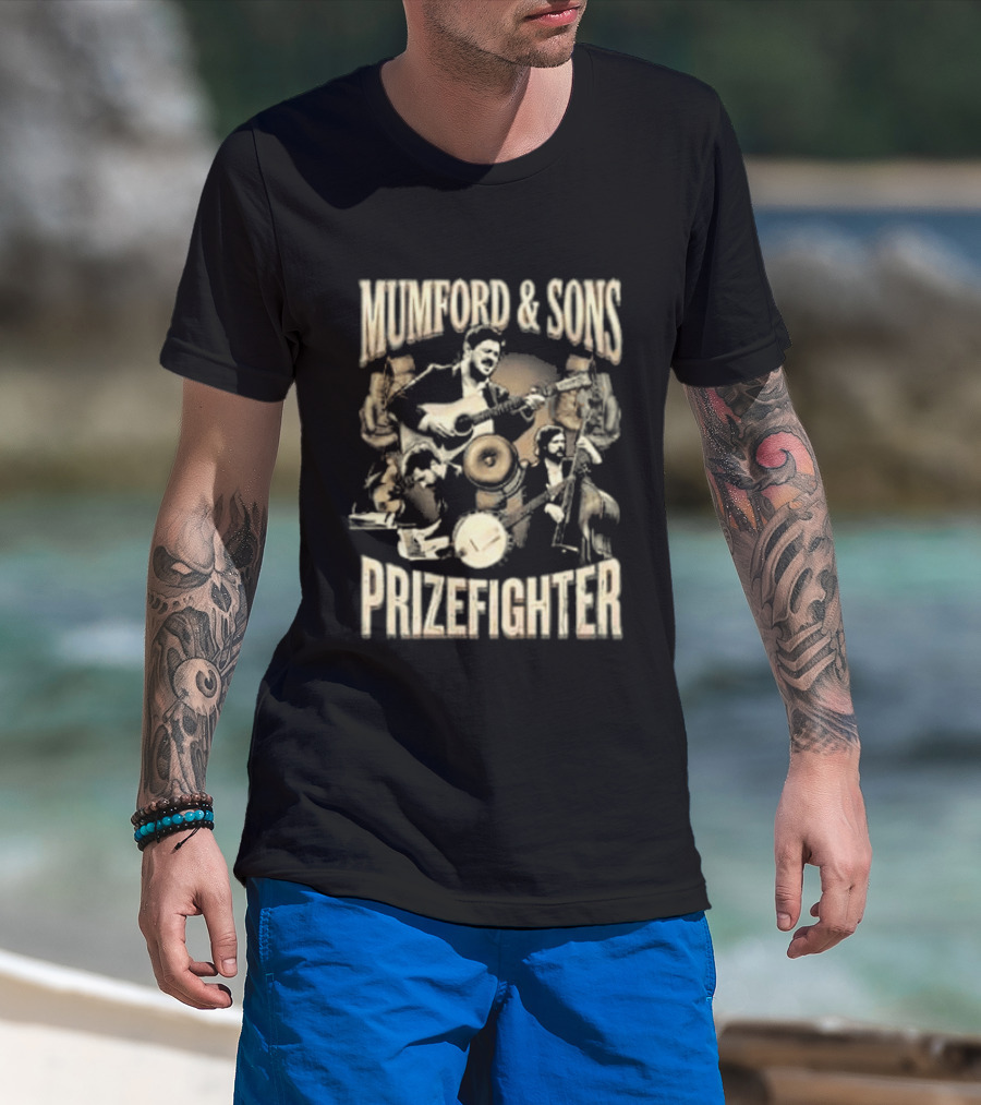 Mumford And Sons Prizefighter Album Launch Tour February 10 2026 Nottingham Rock City Concert T-Shirt