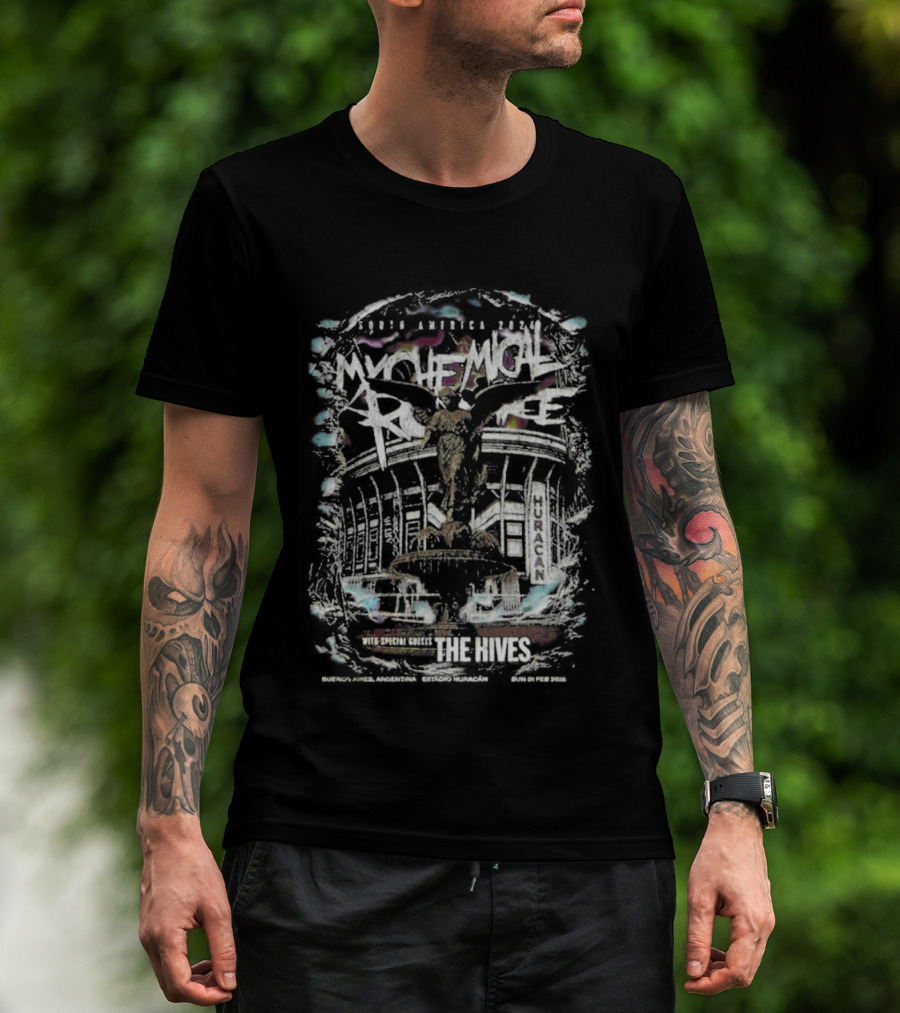 My Chemical Romance Feb 1 2026 Estadio Huracan Argentina Mexican T-Shirt