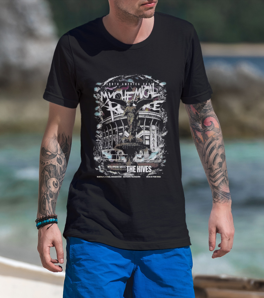 My Chemical Romance Feb 1 2026 Estadio Huracan Argentina Mexican T-Shirt