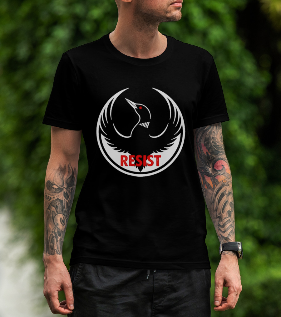 Resist Rebel Loon Alliance Phoenix T-Shirt