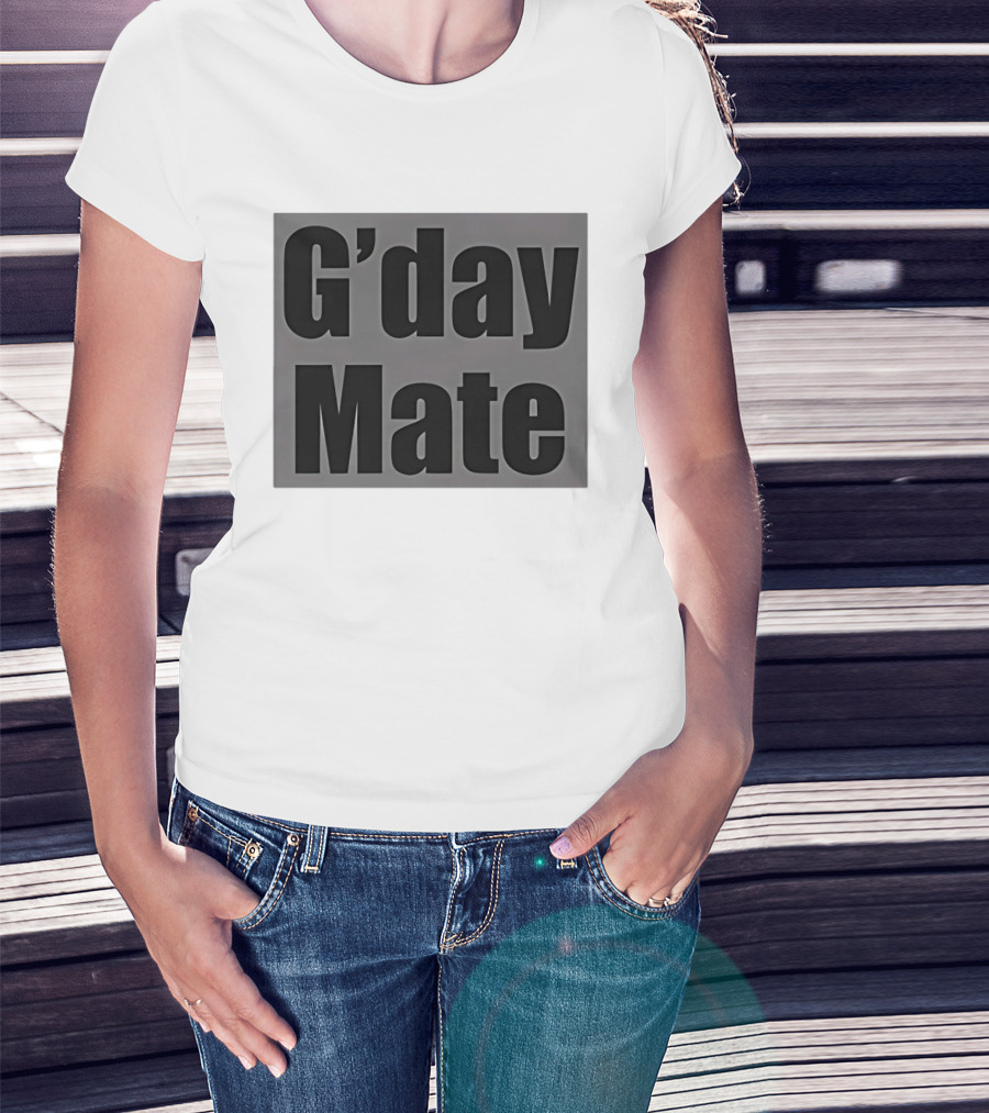 G'day Mate Anaconda Phrase Australian Greeting T-Shirt