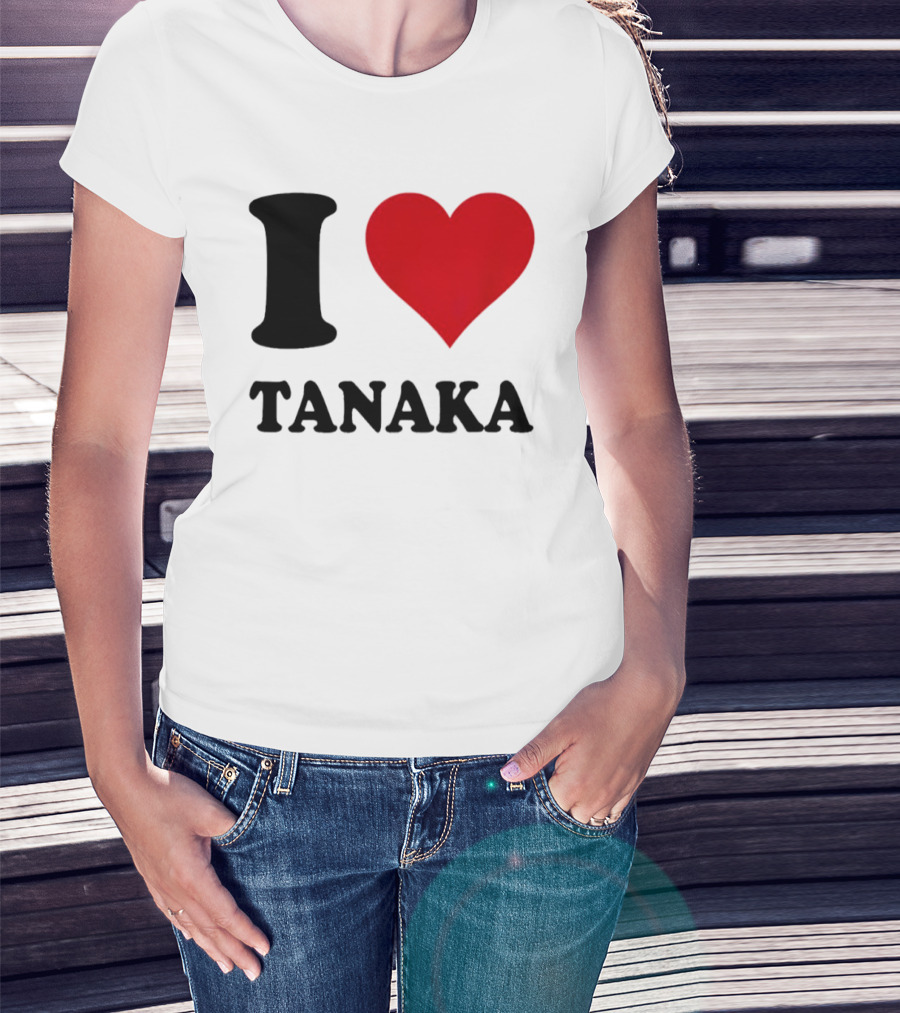 I Love Tanaka Ao Tanaka Leeds United FC T-Shirt