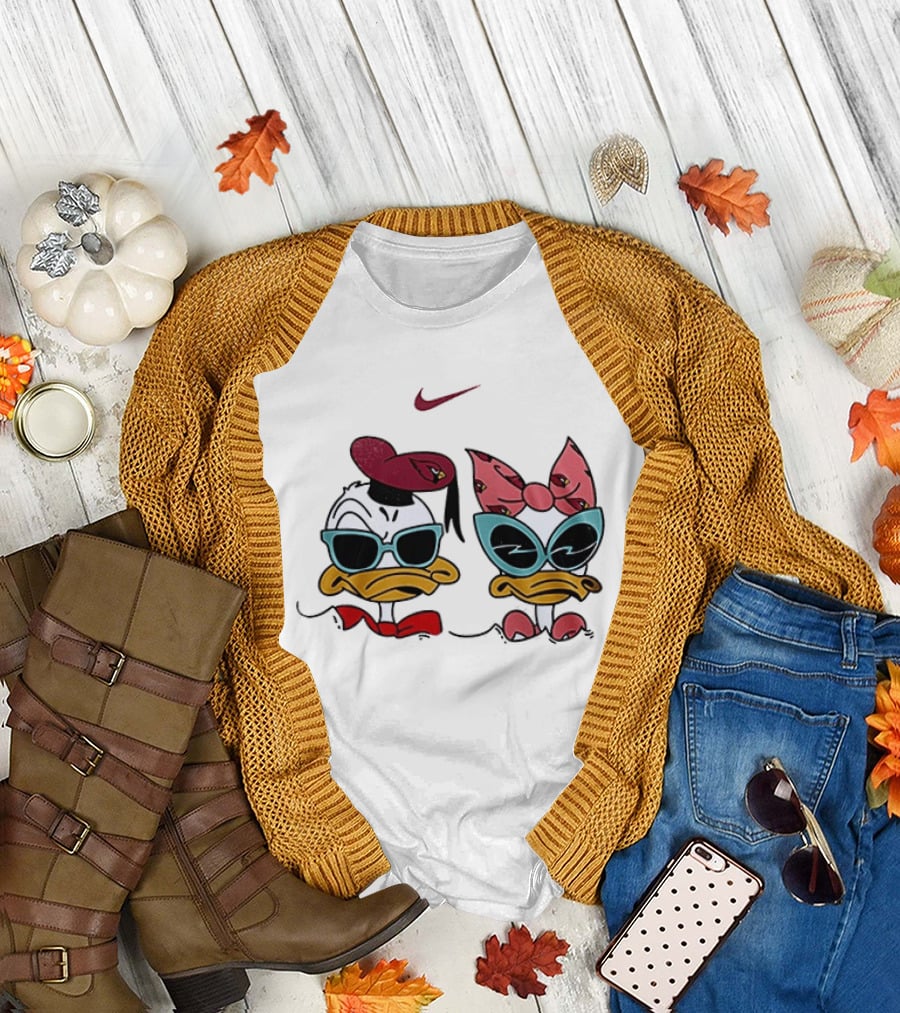 Arizona Cardinals Donald Daisy Duck Nike Collaboration T-Shirt