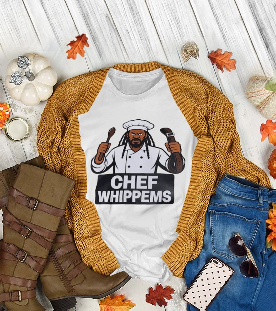Chef Whippems Character Design Featuring Wooden Spoon and Belt T-Shirt