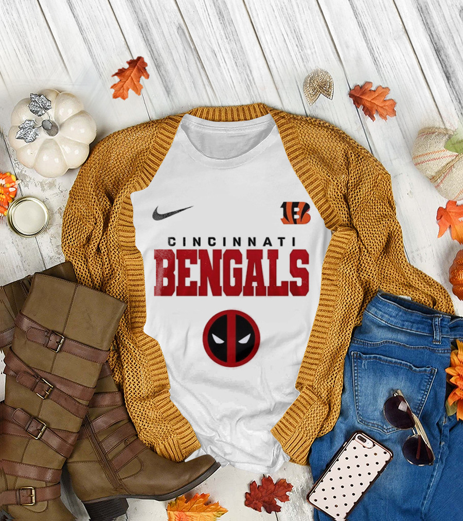 Nike Cincinnati Bengals Deadpool Icon Collaboration T-Shirt