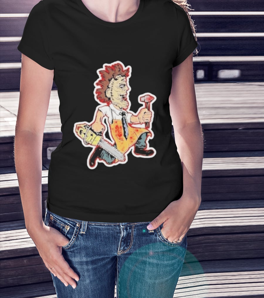 Insane Clown Posse X Leatherface Chainsaw Character Collaboration T-Shirt