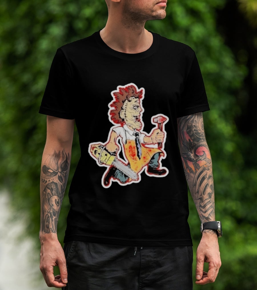 Insane Clown Posse X Leatherface Chainsaw Character Collaboration T-Shirt
