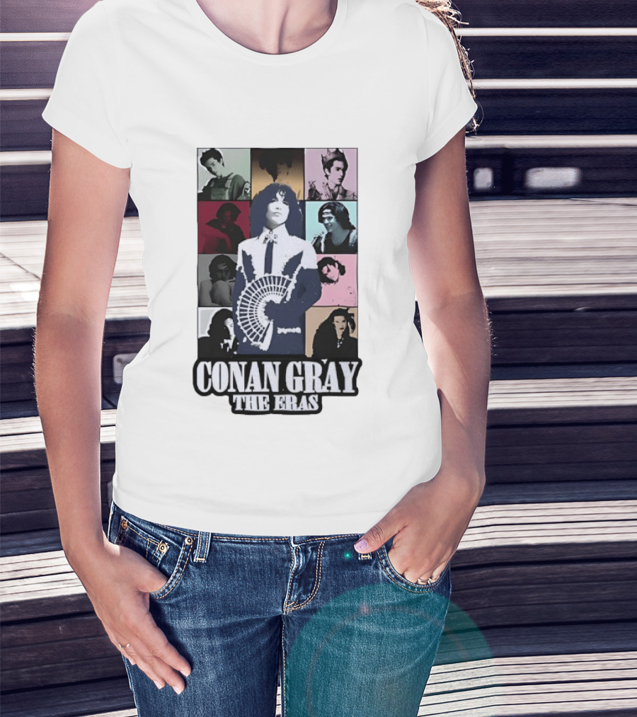 Conan Gray The Eras Tour Vintage Pop Collage T-Shirt