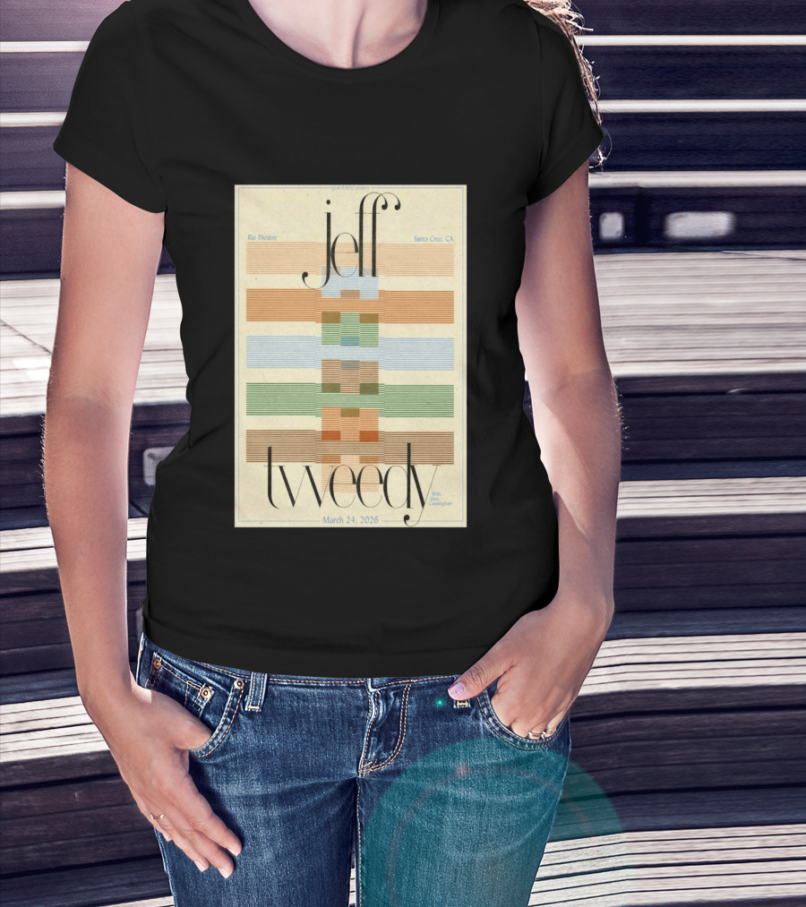 Jeff Tweedy Rio Theatre Santa Cruz CA March 24 2026 With Special Guest Nina Nastasia T-Shirt