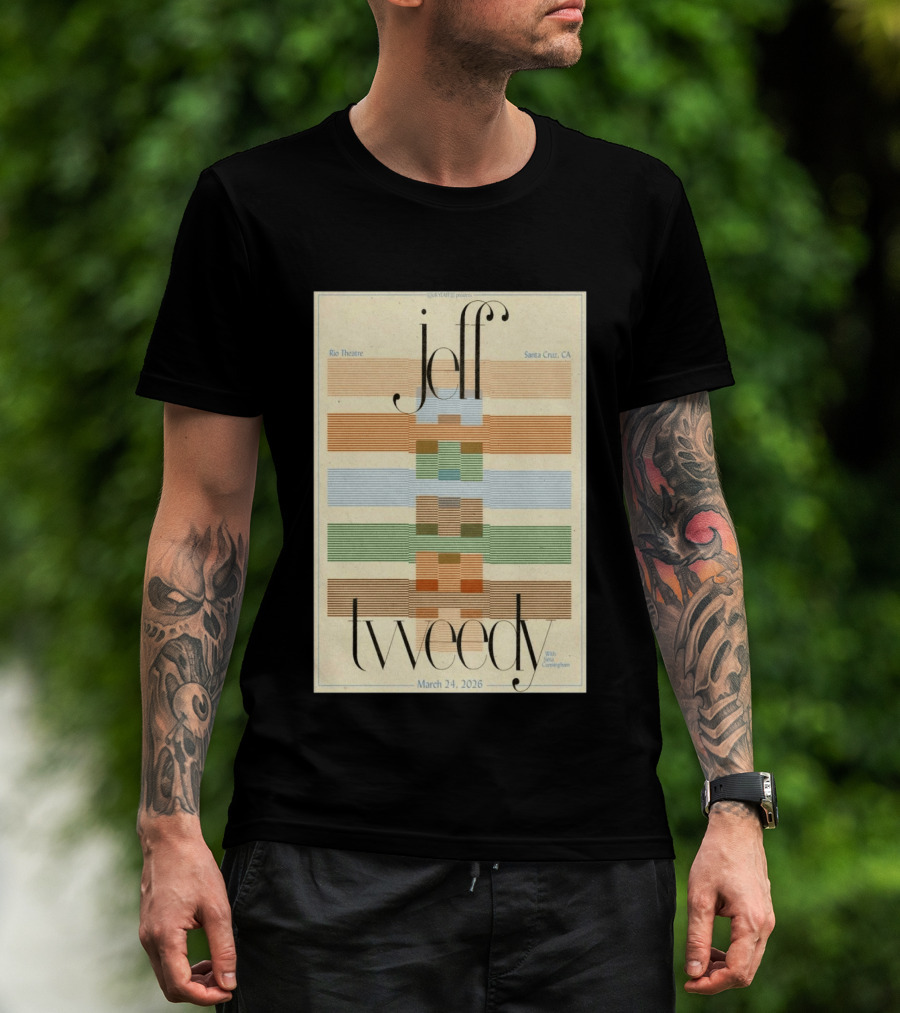 Jeff Tweedy Rio Theatre Santa Cruz CA March 24 2026 With Special Guest Nina Nastasia T-Shirt