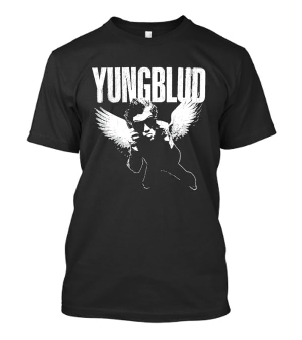 Yungblud Angel Wings Monochrome T-Shirt