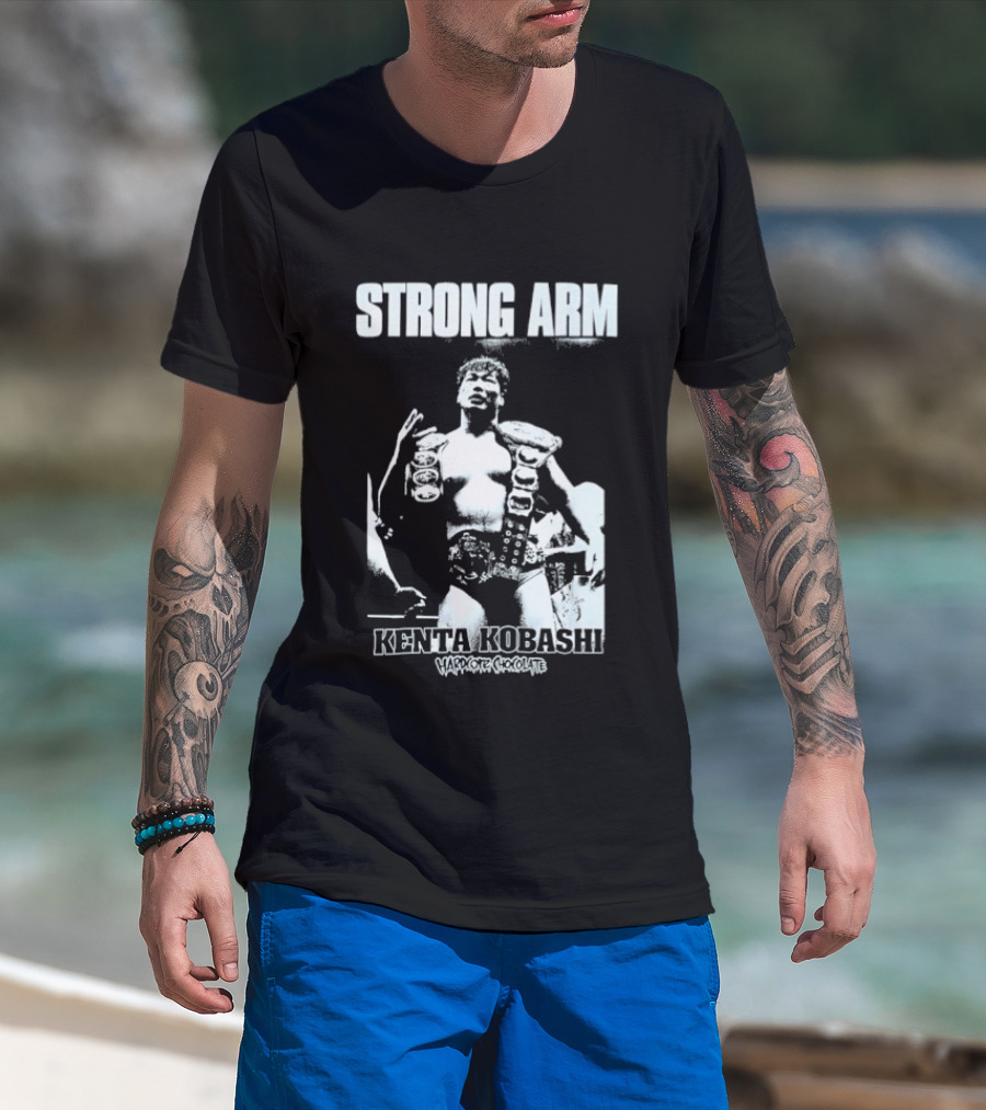 Kenta Kobashi Strong Arm Wrestling Legend T-Shirt