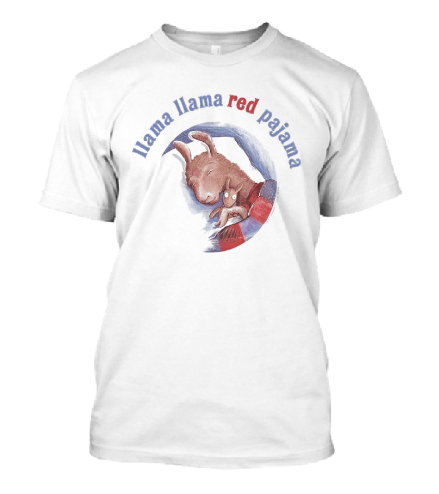 Llama Llama Red Pajama Classic Kids' Book Illustration Matching Bedtime Pajamas T-Shirt
