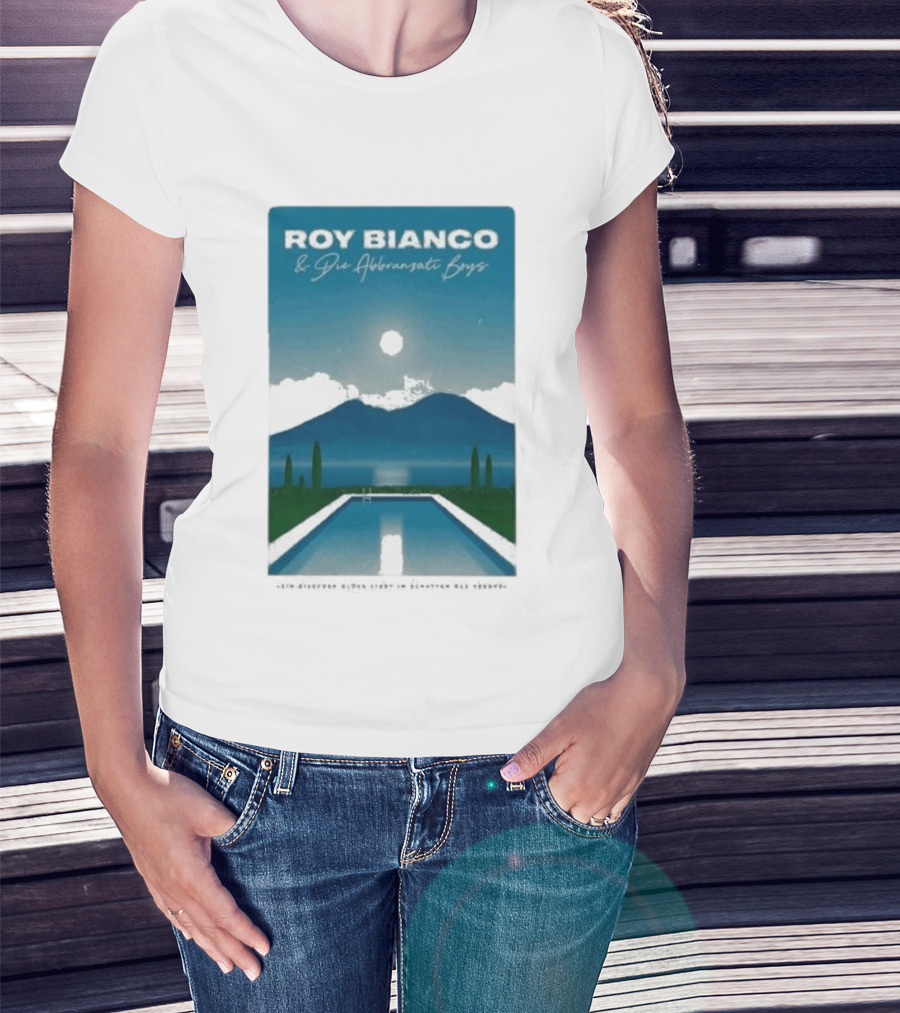 Roy Bianco & Die Abbrunzati Boys Tour 2024 Poolside Paradise Moonlit Mountain T-Shirt