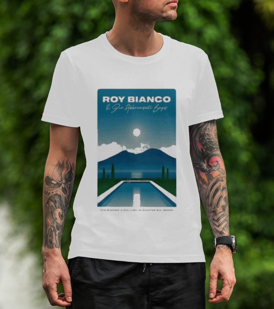 Roy Bianco & Die Abbrunzati Boys Tour 2024 Poolside Paradise Moonlit Mountain T-Shirt