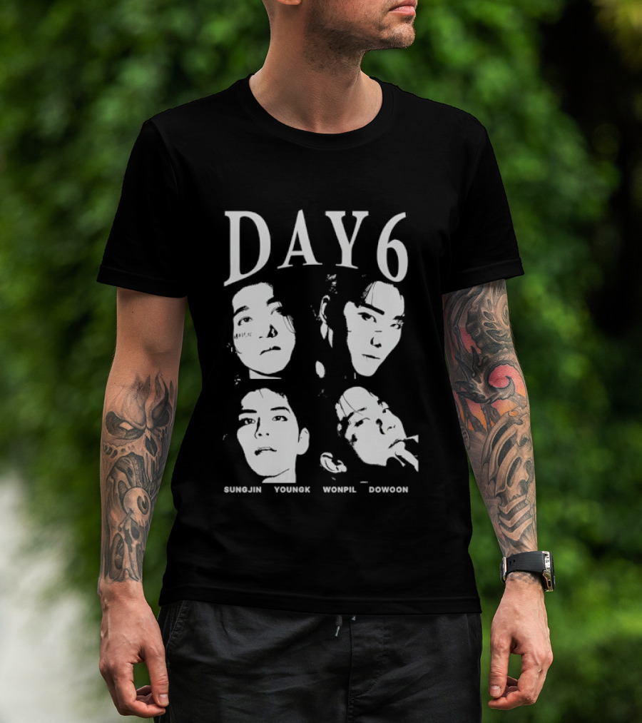 Day6 Sungjin Youngk Wonpil Dowoon Band Members T-Shirt
