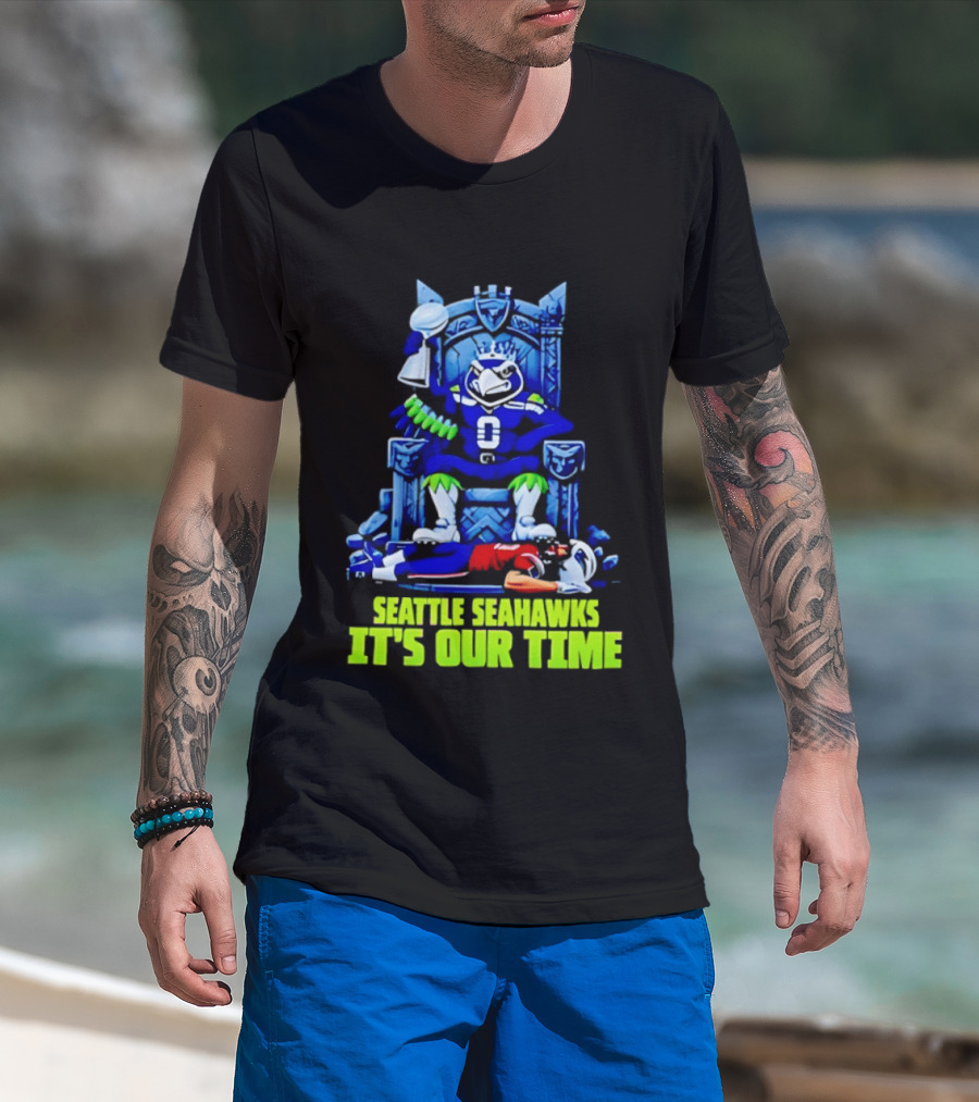 Seattle Seahawks It's Our Time 2026 Jaxon Smith Njigba Football T-Shirt