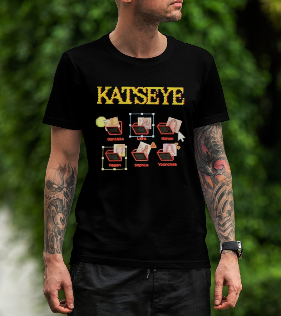 Katseye Internet Girl Darci Alexa Mignon Megan Sophia Yoonchae T-Shirt