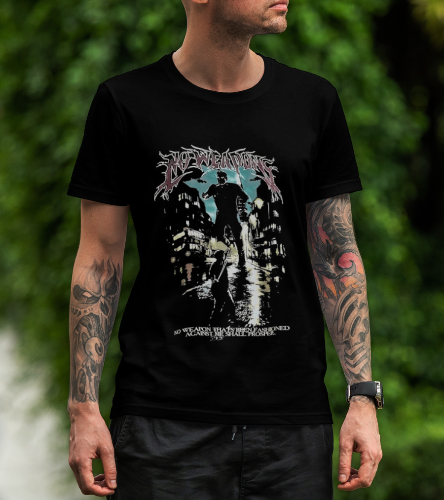 No Weapons Formed Against Me Shall Prosper Biblical T-Shirt