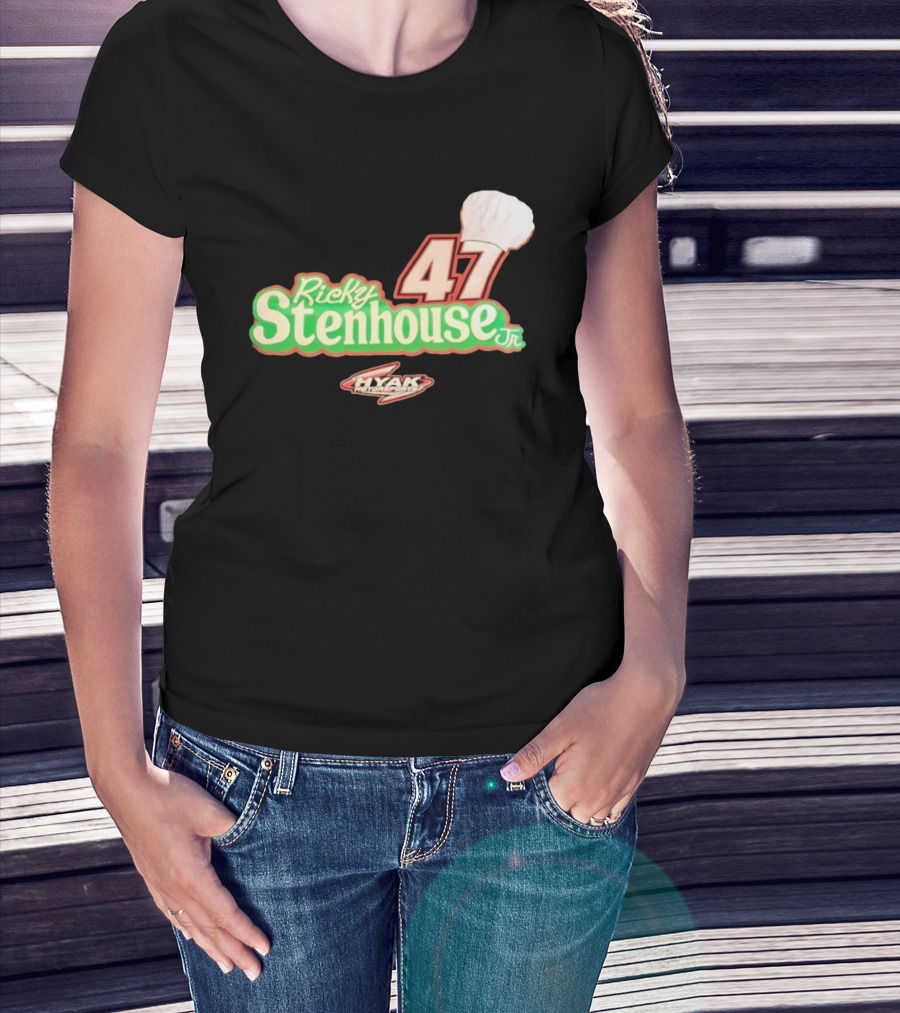 Ricky Stenhouse Jr 47 Hyak Motorsports Chef Hat T-Shirt