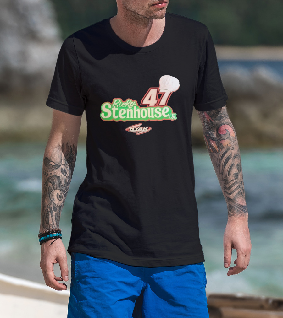 Ricky Stenhouse Jr 47 Hyak Motorsports Chef Hat T-Shirt