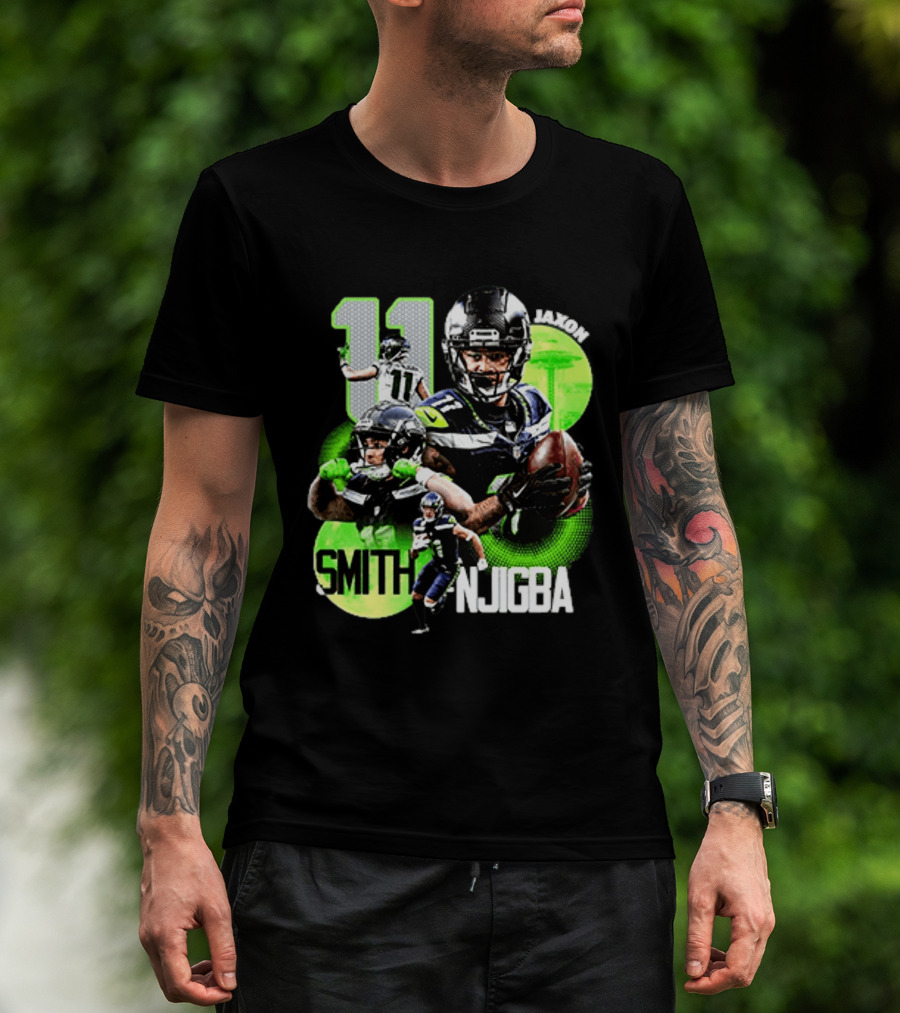 Jaxon Smith Njigba Seahawks Number 11 Football Player T-Shirt