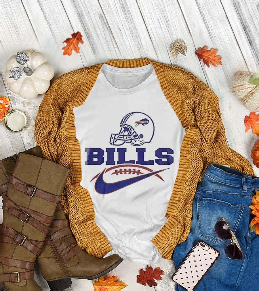 Buffalo Bills Helmet Football Sports Fan Gear T-Shirt