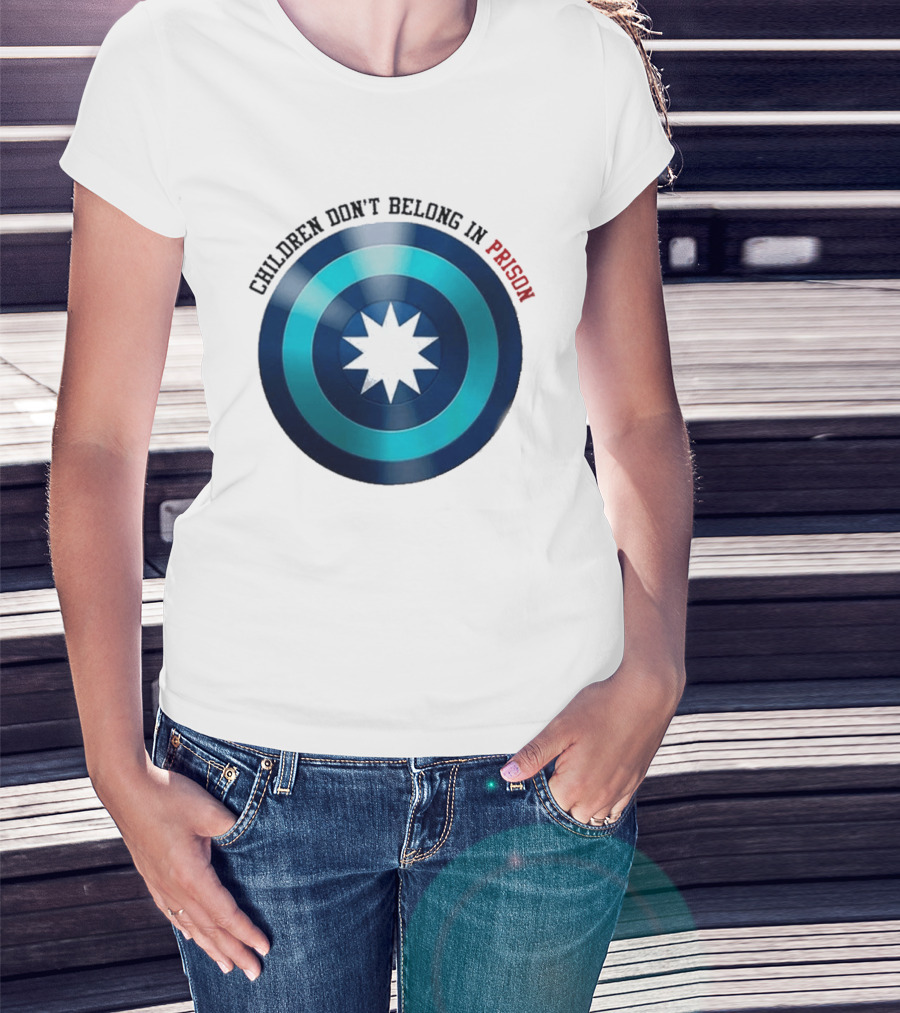 Children Don't Belong In Prison Minnesota Shield Abolish ICE T-Shirt