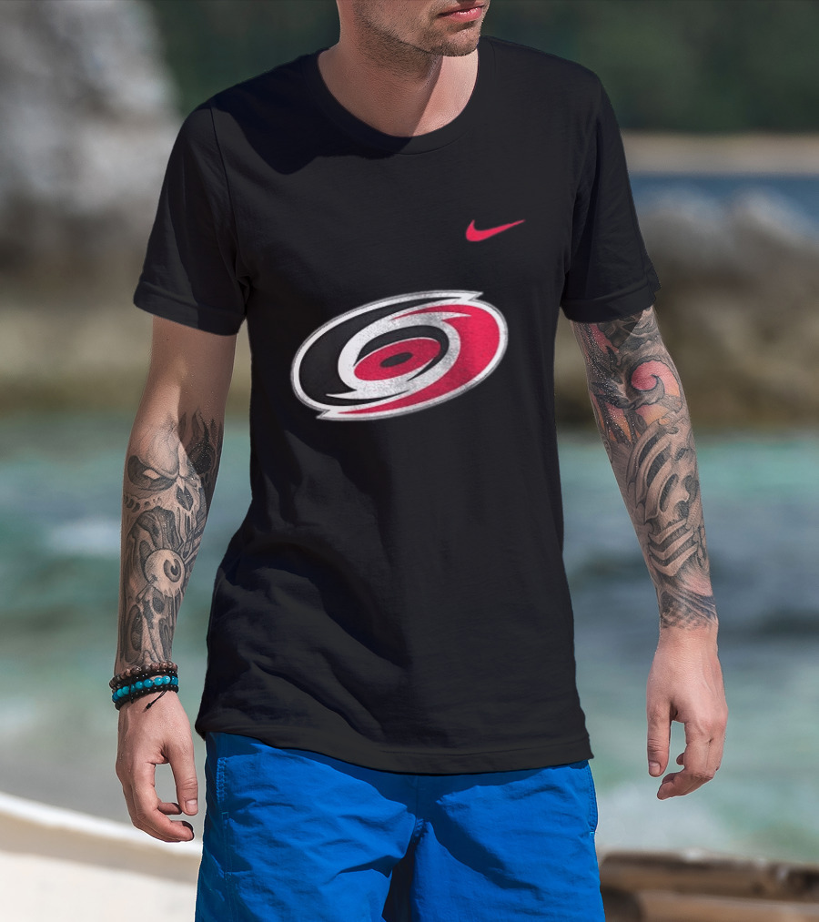 Carolina Hurricanes Nike Collaboration With Hello Kitty Hockey Series T-Shirt