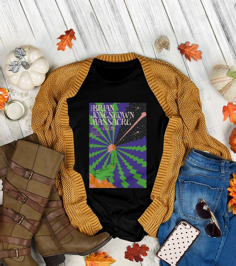 The Brian Jonestown Massacre Sacramento March 5 2026 Oliva Event Flyer at Harlows T-Shirt