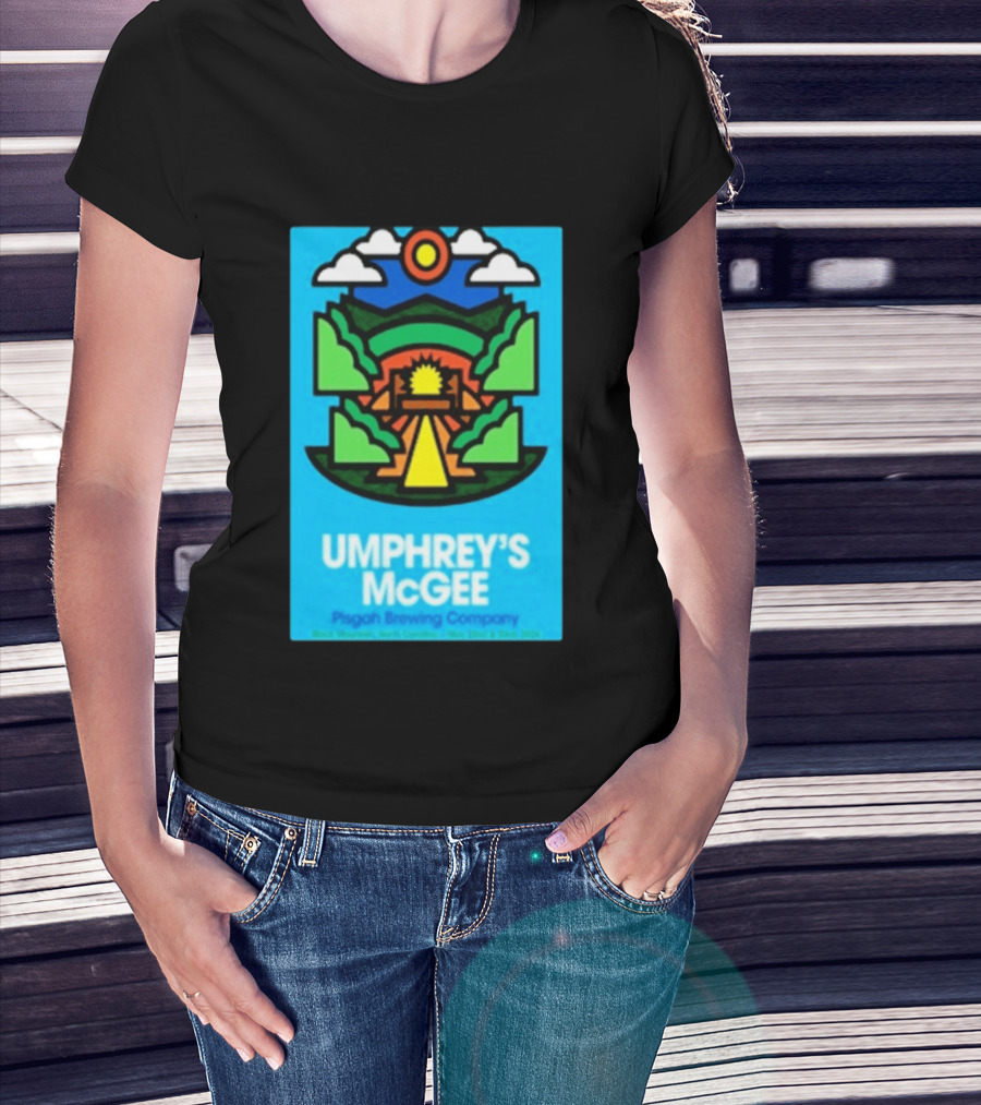 Umphrey's McGee Pisgah Brewing Company Black Mountain NC May 22nd 23rd 2026 T-Shirt