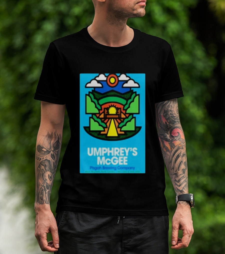 Umphrey's McGee Pisgah Brewing Company Black Mountain NC May 22nd 23rd 2026 T-Shirt