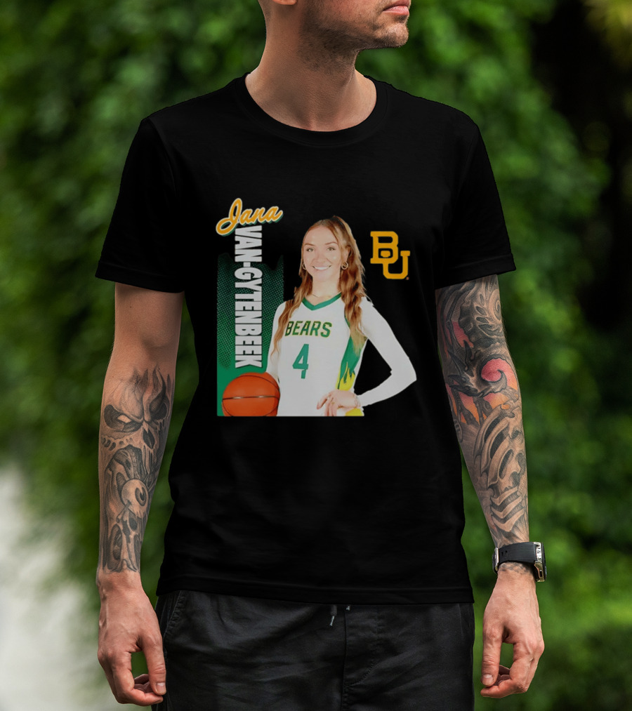 Jana Van Gytenbeek Baylor Bears NCAA Basketball BU T-Shirt