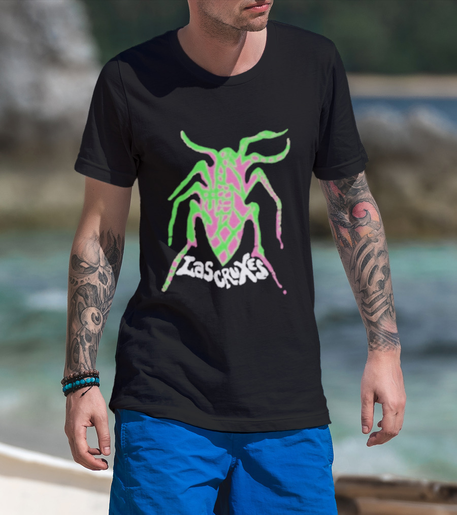 Million Stars Las Cruxes Roach Neon T-Shirt
