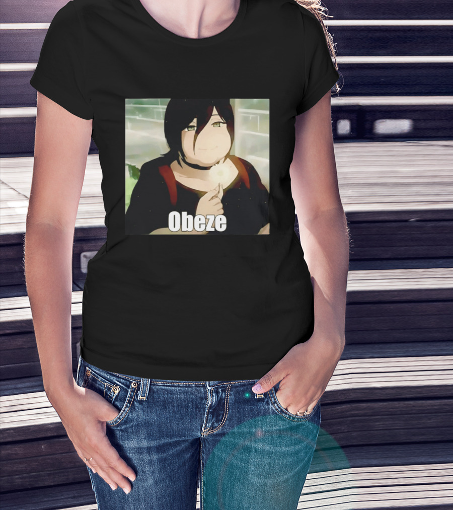 Obese Reze Reze Arc Anime Character Meme T-Shirt